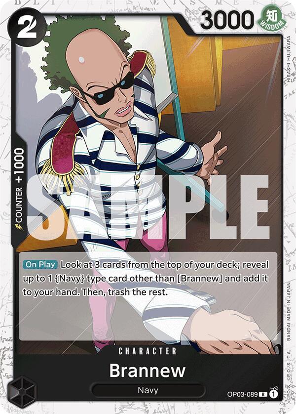 Brannew (Jolly Roger Foil) OP03-089 card from Premium Booster -The Best-