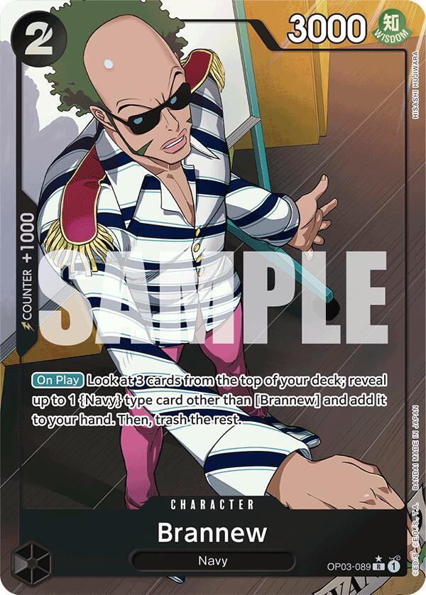 Brannew (Full Art) OP03-089 card from Premium Booster -The Best-
