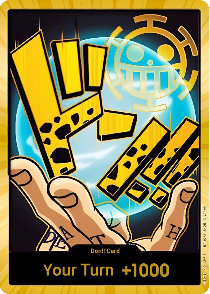 DON!! Card (Trafalgar Law) (Gold) card from Premium Booster -The Best-