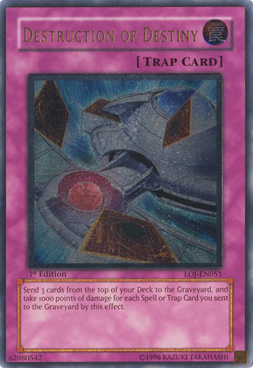 Destruction of Destiny (UTR) EOJ-EN051 card from Enemy of Justice