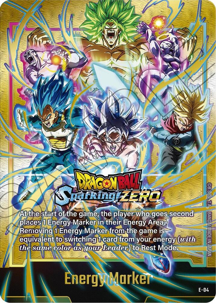 Energy Marker (Dragon Ball Sparking! ZERO) E-04 card from Fusion World Promotion Cards and Packs