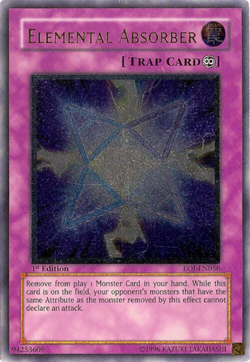 Elemental Absorber (UTR) EOJ-EN056 card from Enemy of Justice