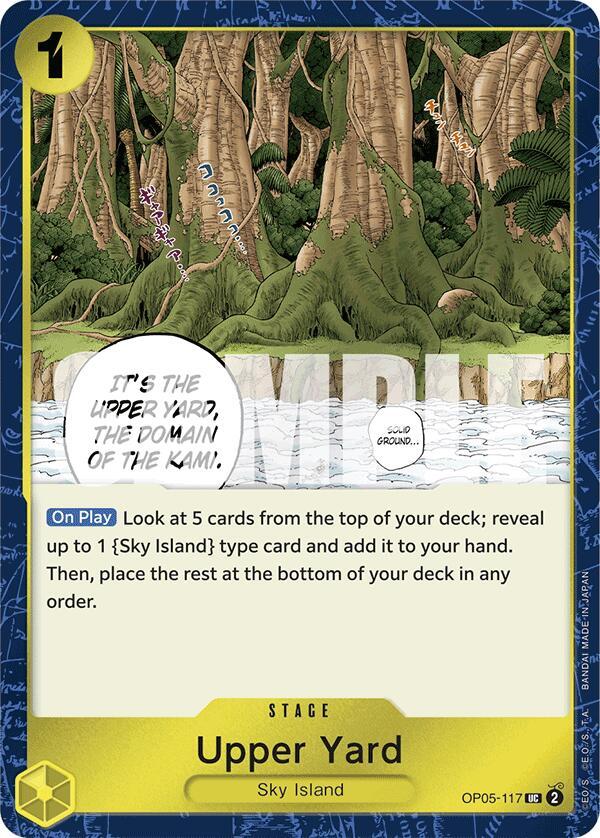 Upper Yard (Jolly Roger Foil) OP05-117 card from Premium Booster -The Best-