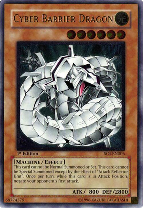 Cyber Barrier Dragon (UTR) SOI-EN006 card from Shadow of Infinity