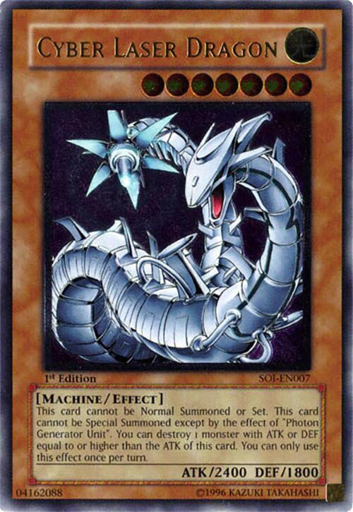 Cyber Laser Dragon (UTR) SOI-EN007 card from Shadow of Infinity