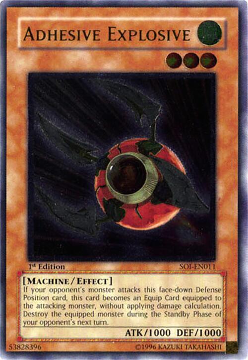 Adhesive Explosive (UTR) SOI-EN011 card from Shadow of Infinity