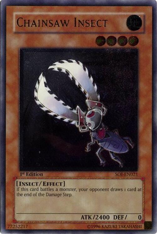 Chainsaw Insect (UTR) SOI-EN021 card from Shadow of Infinity
