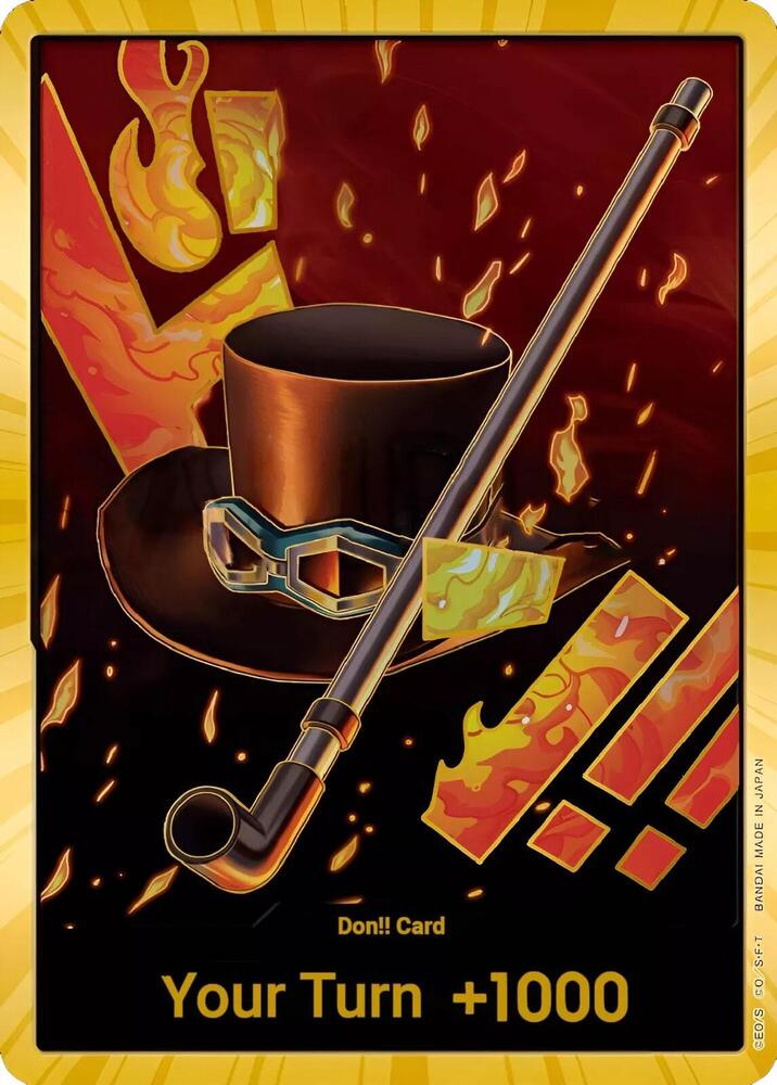 DON!! Card (Sabo) (Gold) card from Premium Booster -The Best-