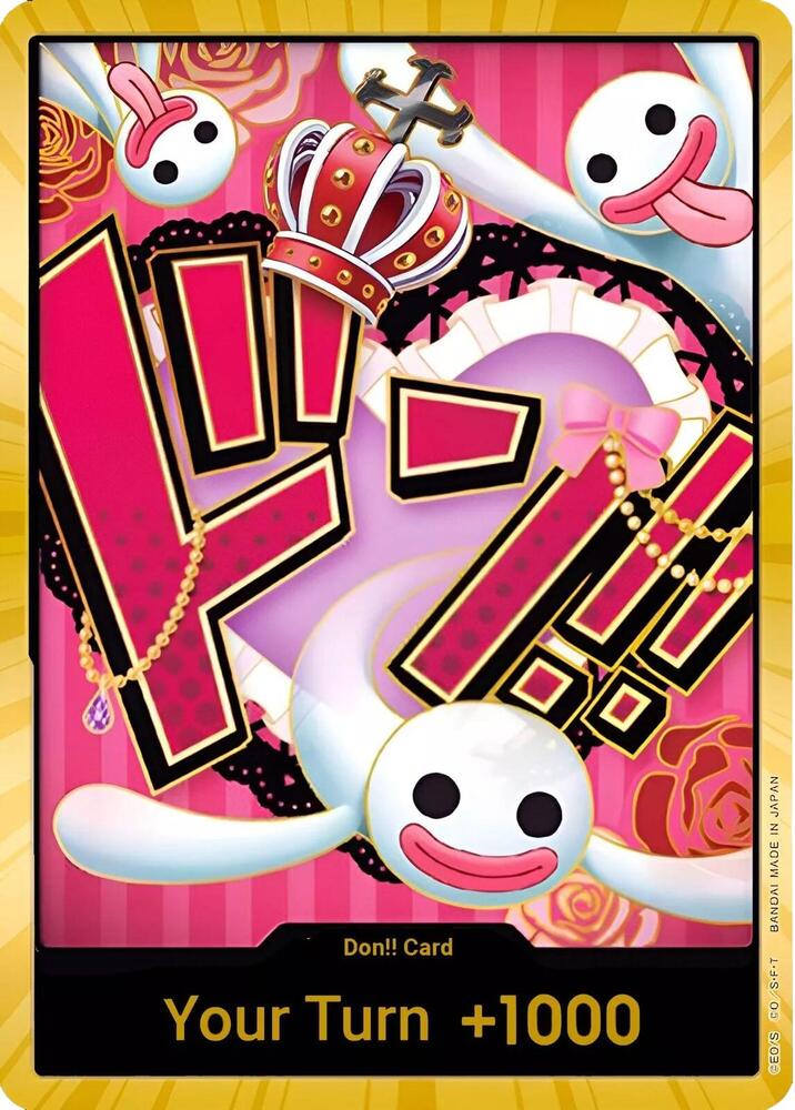 DON!! Card (Perona) (Gold) card from Premium Booster -The Best-
