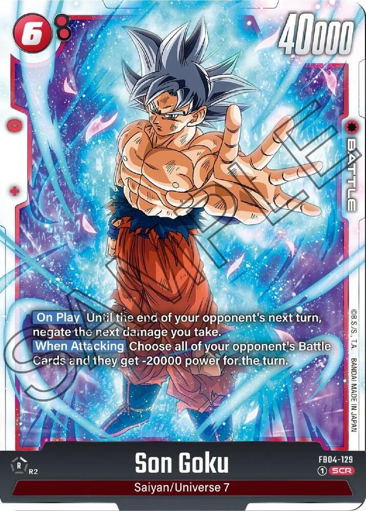 Son Goku FB04-129 card from Ultra Limit