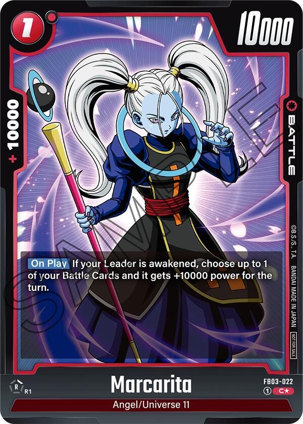 Marcarita (Tournament Pack 04) FB03-022 card from Tournament and Championship Promos