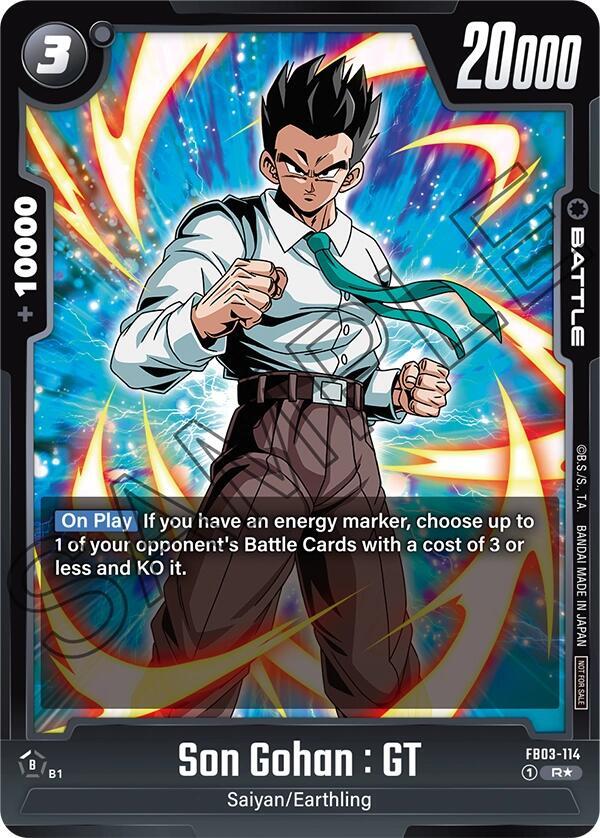 Son Gohan : GT (Tournament Pack 04) FB03-114 card from Tournament and Championship Promos