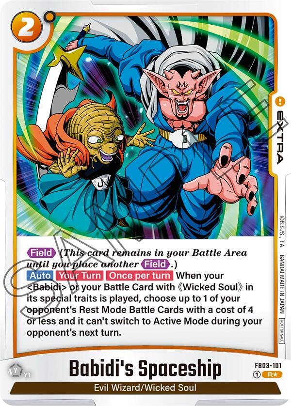 Babidi's Spaceship (Tournament Pack 04) FB03-101 card from Tournament and Championship Promos