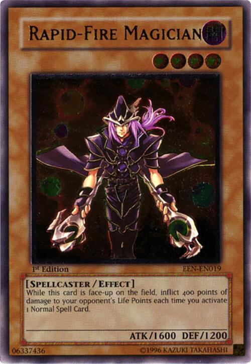 Rapid-Fire Magician (UTR) EEN-EN019 card from Elemental Energy