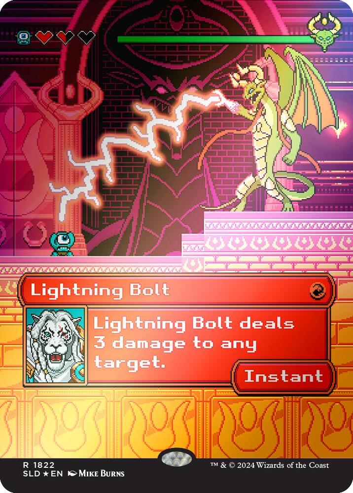 Lightning Bolt (Rainbow Foil) 1822 card from Secret Lair Drop Series
