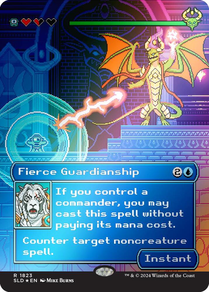 Fierce Guardianship (Rainbow Foil) 1823 card from Secret Lair Drop Series
