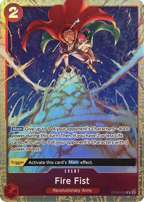 Fire Fist (Premium Card Collection -Best Selection Vol. 2-) OP05-019 card from One Piece Promotion Cards