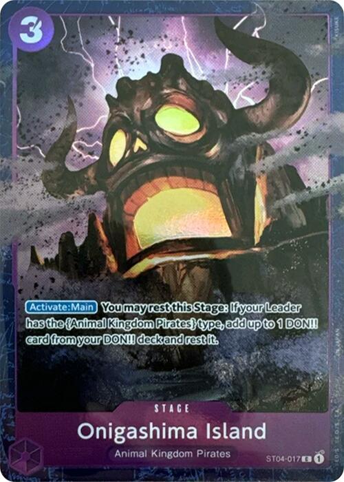 Onigashima Island (Premium Card Collection -Best Selection Vol. 2-) ST04-017 card from One Piece Promotion Cards