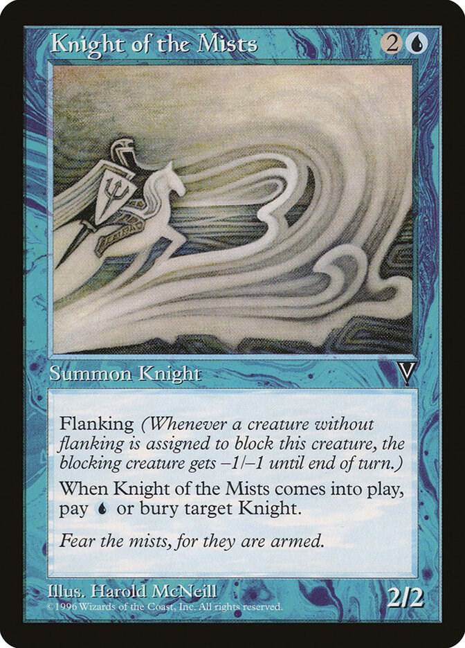 Knight of the Mists card from Visions