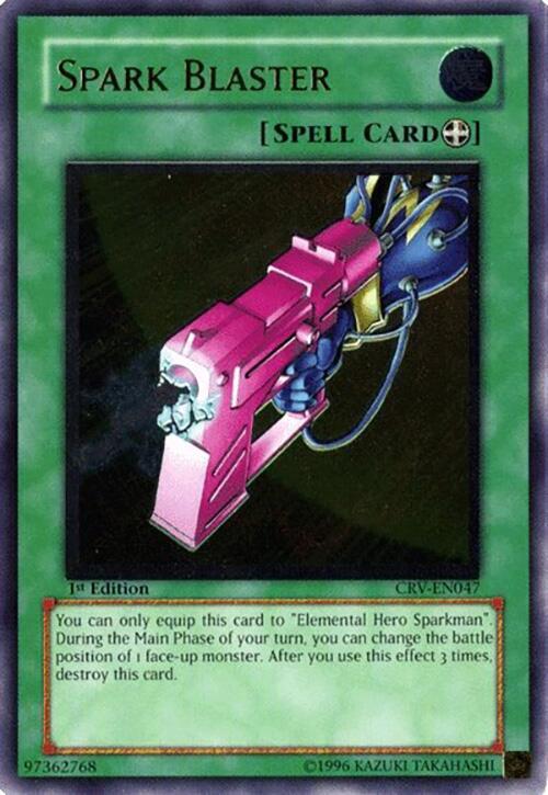 Spark Blaster (UTR) CRV-EN047 card from Cybernetic Revolution