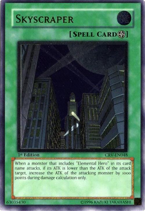 Skyscraper (UTR) CRV-EN048 card from Cybernetic Revolution