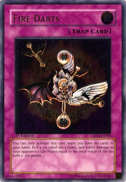 Fire Darts (UTR) CRV-EN049 card from Cybernetic Revolution