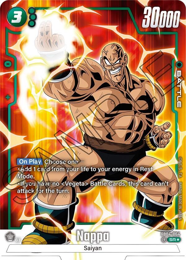 Nappa (Alternate Art) FB04-064 card from Ultra Limit