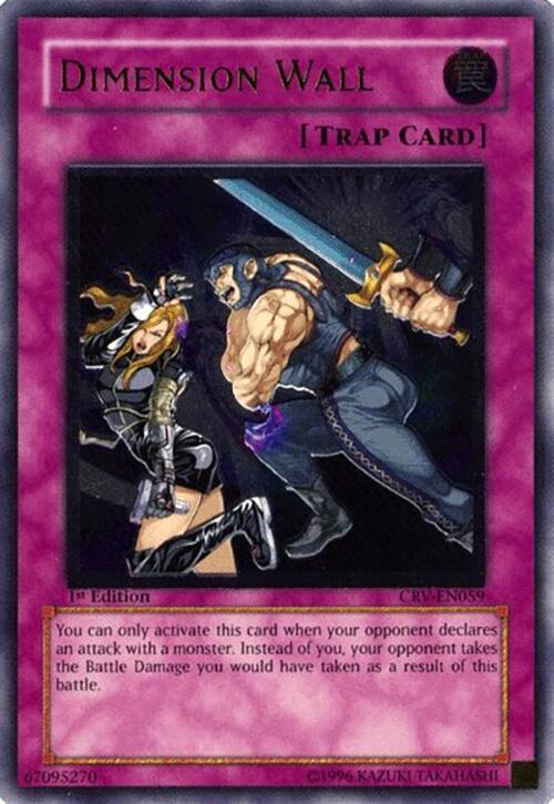 Dimension Wall (UTR) CRV-EN059 card from Cybernetic Revolution