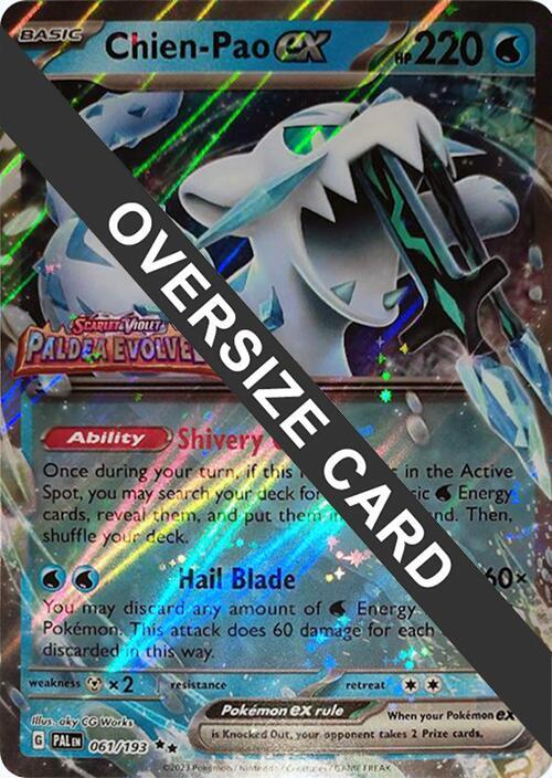 Chien-Pao ex 061/193 card from Jumbo Cards