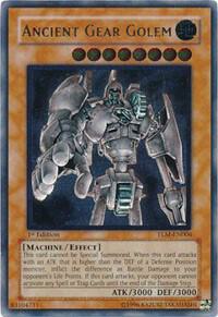 Ancient Gear Golem (UTR) TLM-EN006 card from The Lost Millennium