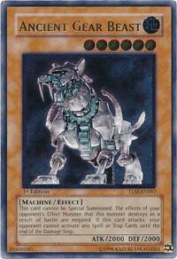 Ancient Gear Beast (UTR) TLM-EN007 card from The Lost Millennium
