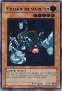 Millennium Scorpion (UTR) TLM-EN009 card from The Lost Millennium