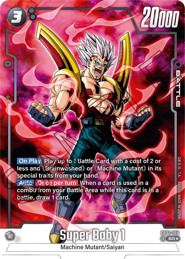 Super Baby 1 (Alternate Art) FB04-108 card from Ultra Limit