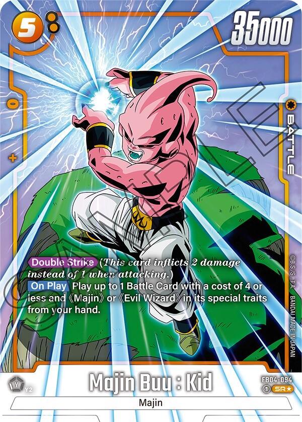 Majin Buu : Kid (Alternate Art) FB04-094 card from Ultra Limit