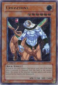 Criosphinx (UTR) TLM-EN013 card from The Lost Millennium