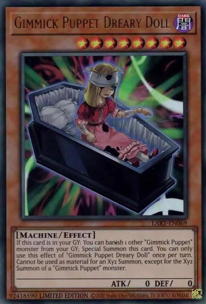 Gimmick Puppet Dreary Doll LART-EN069 card from The Lost Art Promotion