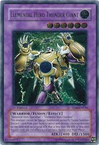 Elemental Hero Thunder Giant (UTR) TLM-EN036 card from The Lost Millennium