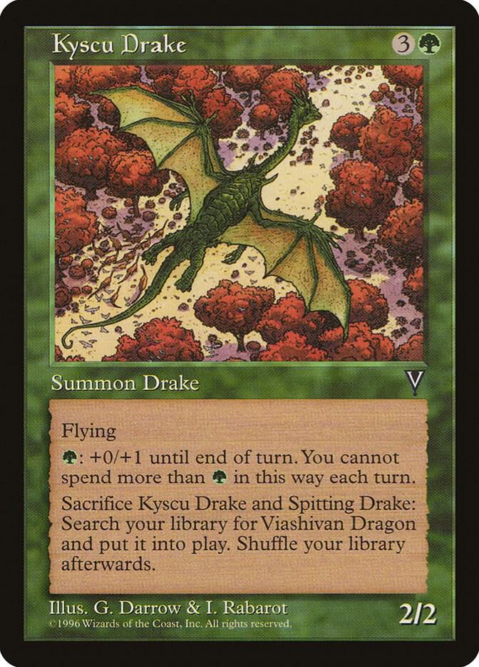 Kyscu Drake card from Visions