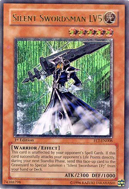 Silent Swordsman LV5 (UTR) FET-EN008 card from Flaming Eternity