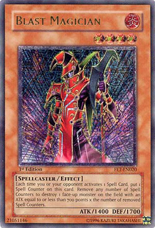 Blast Magician (UTR) FET-EN020 card from Flaming Eternity
