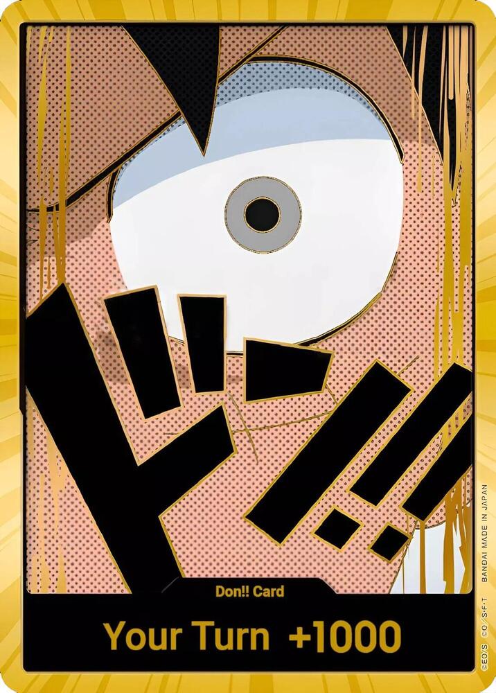 DON!! Card (Luffy) (Gold) card from Premium Booster -The Best-