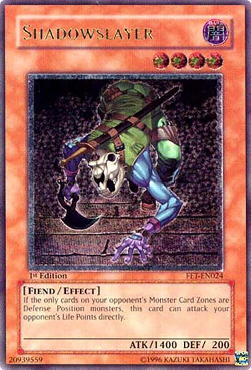 Shadowslayer (UTR) FET-EN024 card from Flaming Eternity
