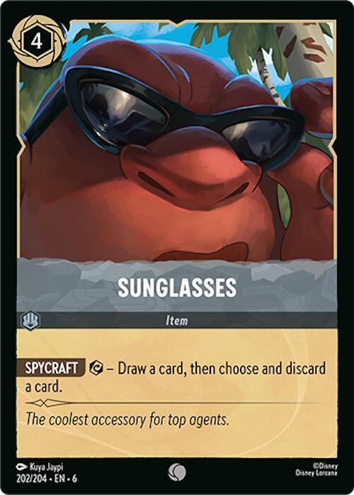 Sunglasses 202/204 card from Azurite Sea