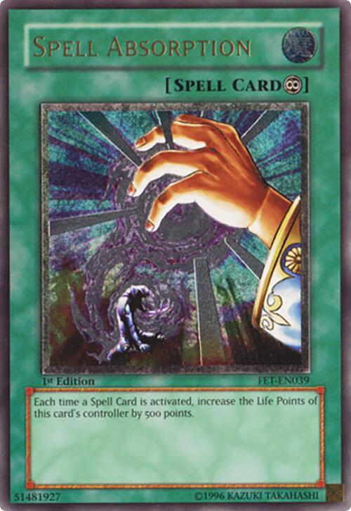Spell Absorption (UTR) FET-EN039 card from Flaming Eternity