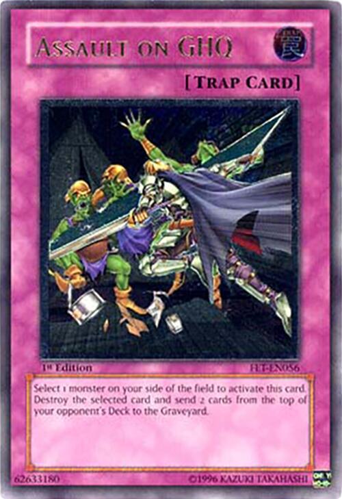 Assault on GHQ (UTR) FET-EN056 card from Flaming Eternity