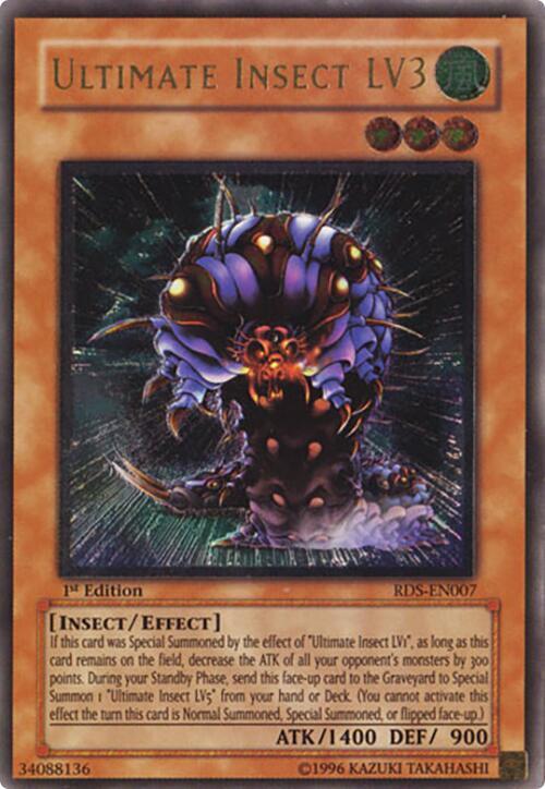 Ultimate Insect LV3 (UTR) RDS-EN007 card from Rise of Destiny