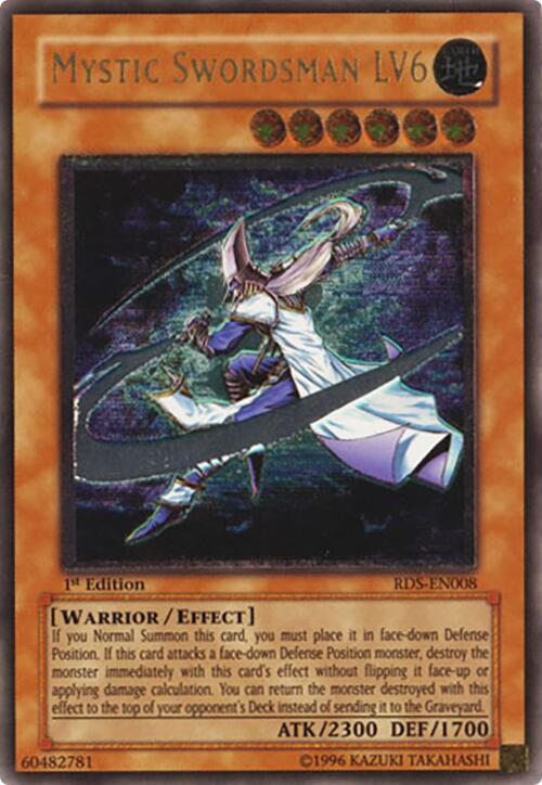 Mystic Swordsman LV6 (UTR) RDS-EN008 card from Rise of Destiny