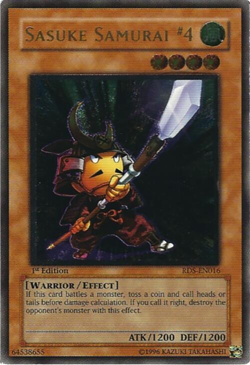 Sasuke Samurai #4 (UTR) RDS-EN016 card from Rise of Destiny