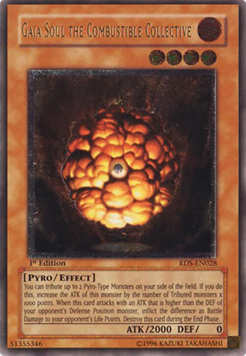 Gaia Soul the Combustible Collective (UTR) RDS-EN028 card from Rise of Destiny