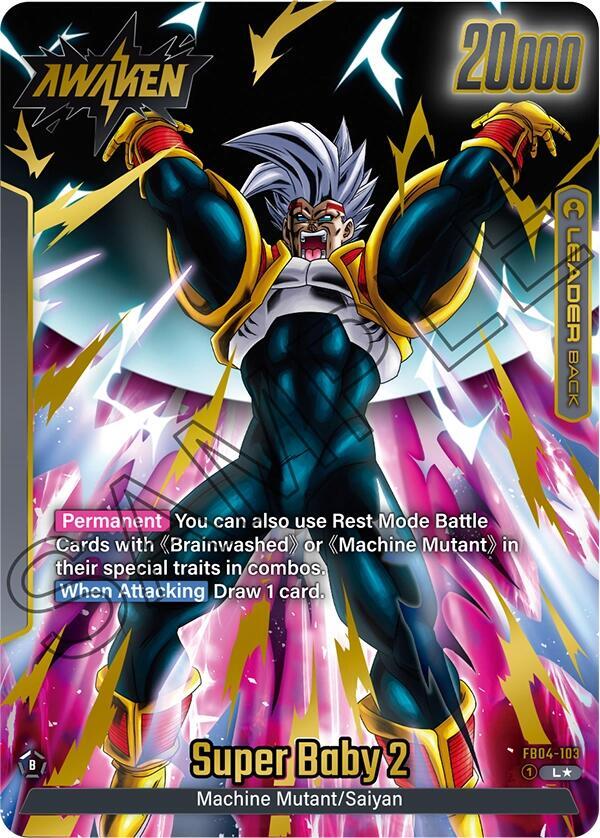 Baby Vegeta // Super Baby 2 (Alternate Art) FB04-103 card from Ultra Limit